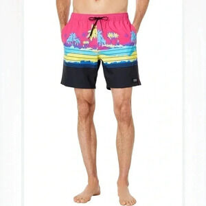 O’Neill Smash Up Volley Men’s Swim Trunks Board Shorts Size Small